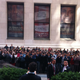 The crowd outside NYSE just after Alibaba’s stock started trading.